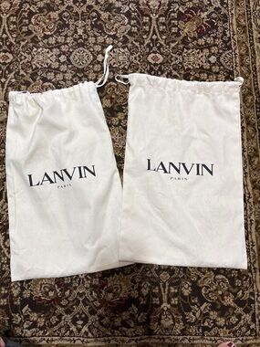 Set of Lanvin shoe bags